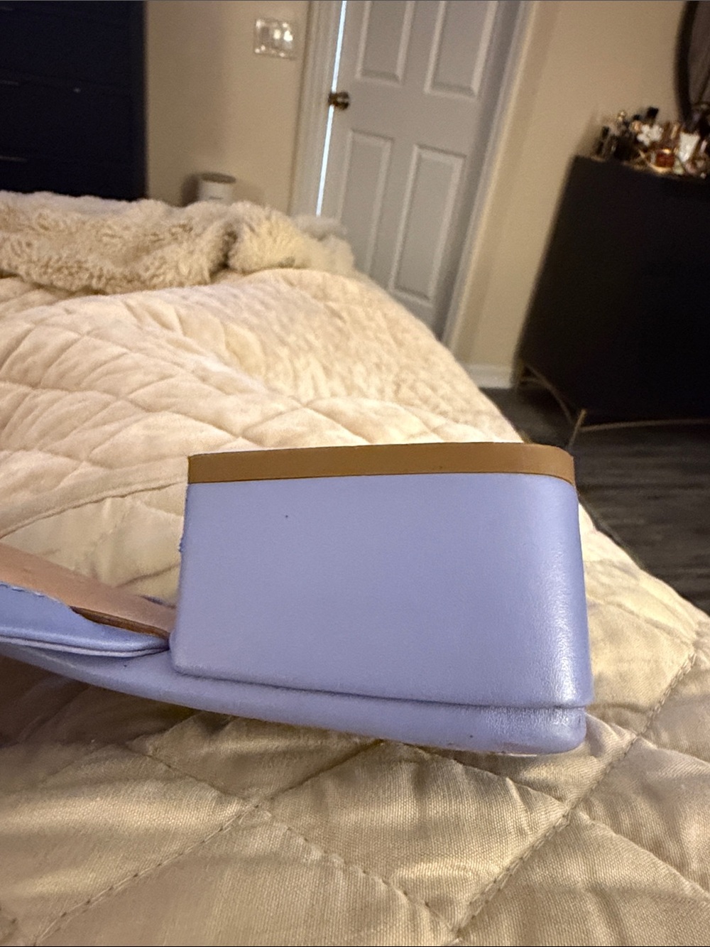 Steve Madden Lavender Square-Toe Thong Sandals - Picture 3 of 4